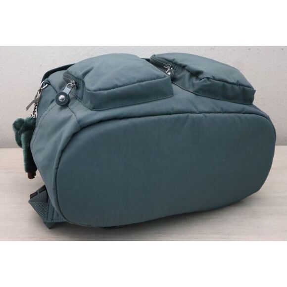 Kipling KI0365-0FE Size Medium Light Aloe Tonal Green Fiona Nylon Backpack - Picture 9 of 14